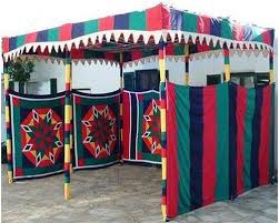 Shamiyana Tent game activity rent in Hyderabad